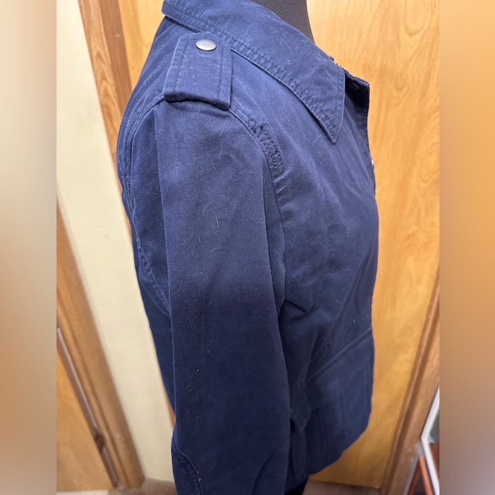 Gap navy blue military style utility jacket XS - Picture 6 of 11